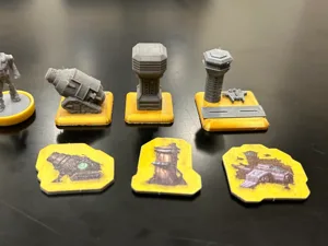 Cry Havoc Board Game Components