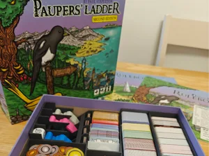 Paupers' Ladder + expansions board game insert