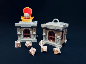 Dice Jail and Dice Throne with Magnetic Lid
