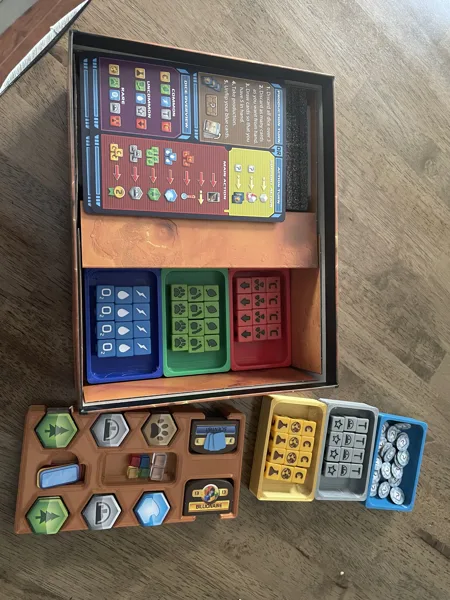 Terraforming Mars: The Dice Game Storage containers