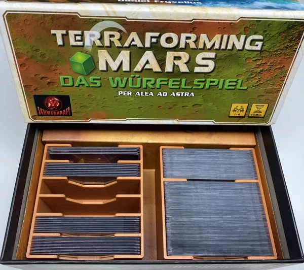 TERRAFORMING MARS The Dice Game (sleeved) card holders (Kartenhalter für Terraforming Mars Würfelspiel)