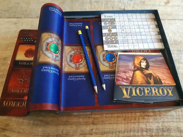 Viceroy insert (base game, sleeved)