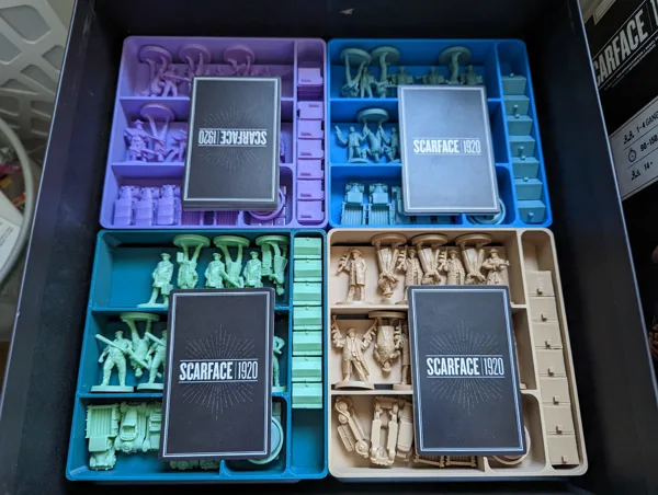 Scarface 1920 Boardgame Insert