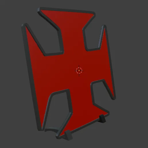 Vasco da Gama Maltese Cross – 3D Tabletop Art | Multi-Part STL File | Easy Printing | Perfect Fit