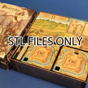 The Anarchy board game insert / box organizer with individual player trays