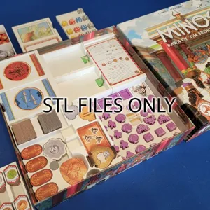 Minos insert / box organizer with individual player trays