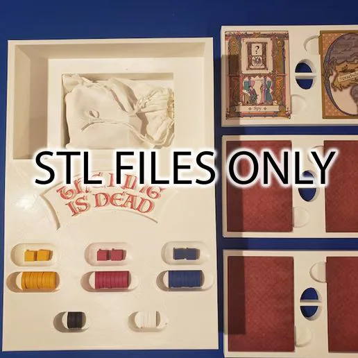 STL Files for The King is Dead 2E insert