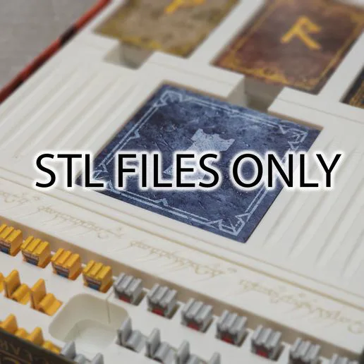 STL Files for Lord of the Rings Duel for Middle-Earth and Allies expansion Insert