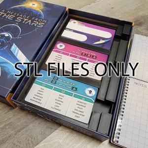 A Message From the Stars insert / box organizer (supports sleeved cards)