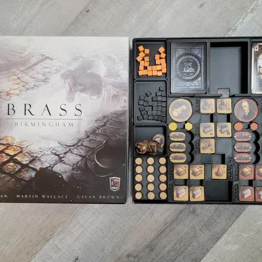 STL Files for Brass Birmingham board game insert