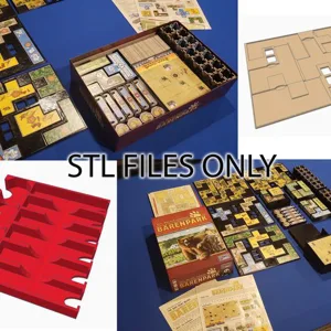 Barenpark (& Bad News Bears) board game insert / box organizer