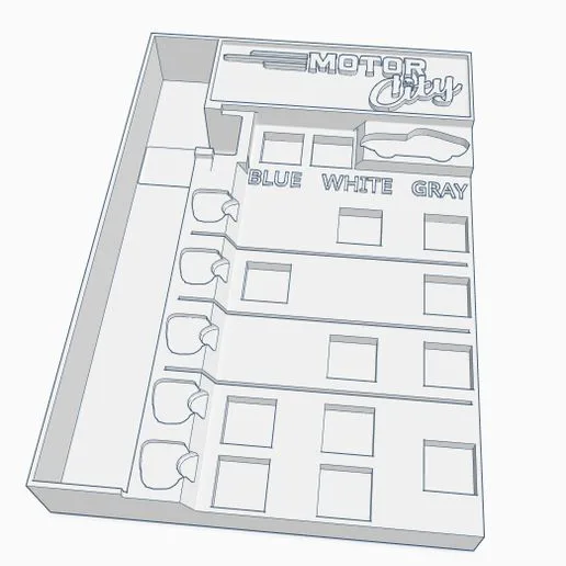 Motor City Insert / box organizer