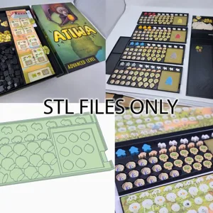 Atiwa insert / box organizer with individual player trays
