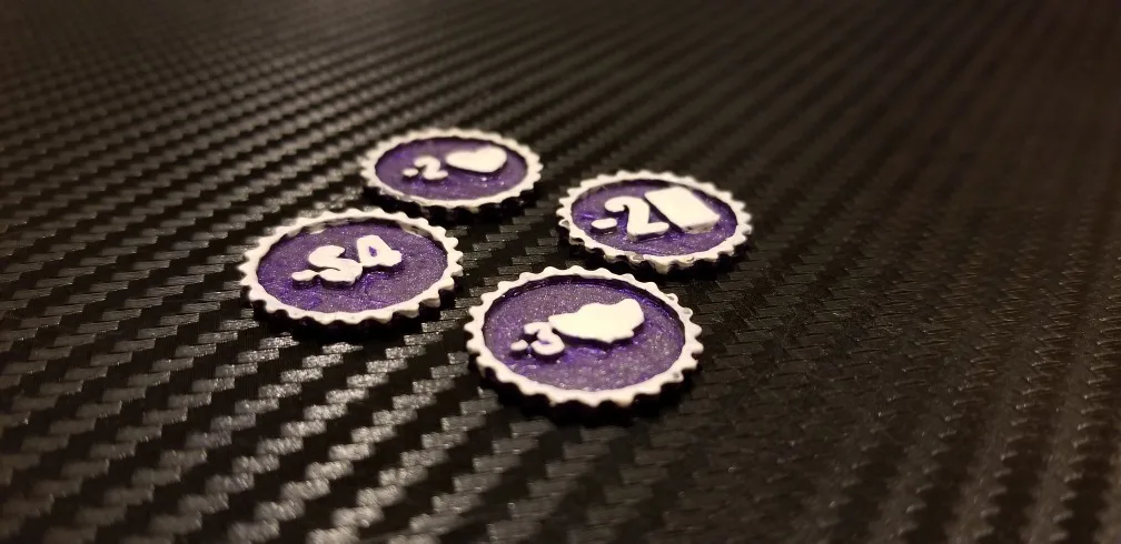 Scythe - Invaders from Afar game pieces