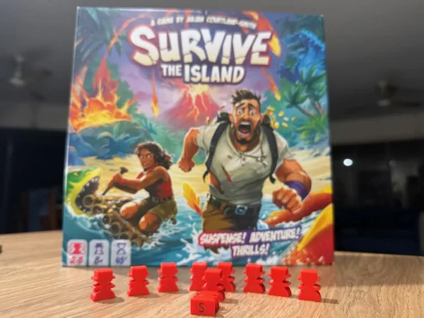 Survive the Island Meeples