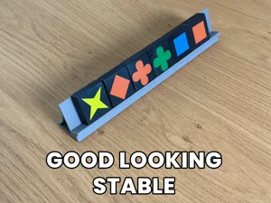 Qwirkle Tile Rack – Modern Curved Holder