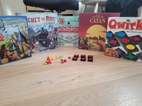 Board games replacement pieces(Monopoly, Ticket to ride, Risk,Carrcassonne, Qwirkle)