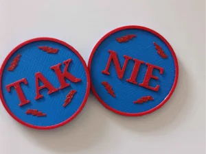 Coin moneta TAK NIE