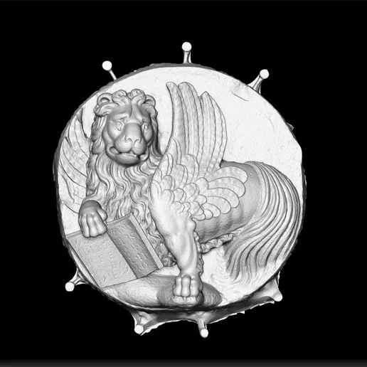 Leone di San Marco - Padova Lion Statue - Saint Mark’s Lion Model - Venetian Lion 3D Print - San Marco Sculpture