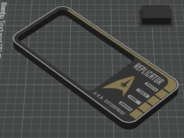 Star Trek Display-Rahmenfür Bambu Lab P2S, X1 & H2