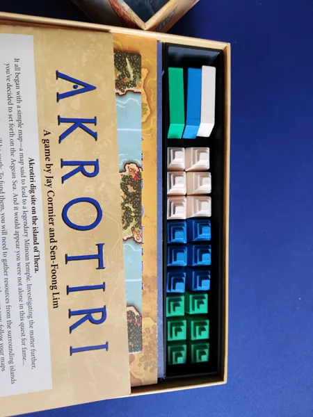 Akrotiri play tokens tray