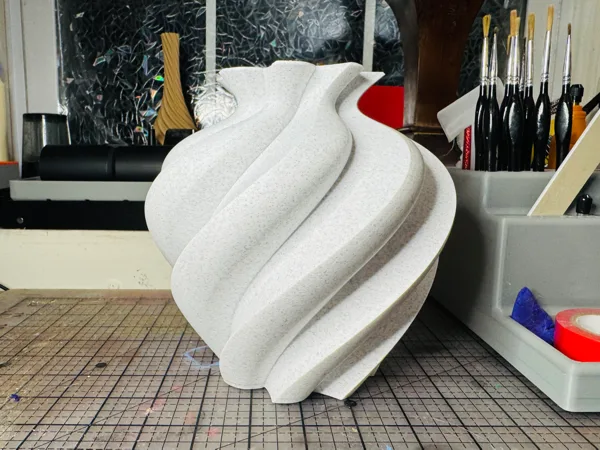 "Akrotiri" Contemporary Spiral Vase