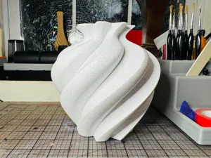 "Akrotiri" Contemporary Spiral Vase
