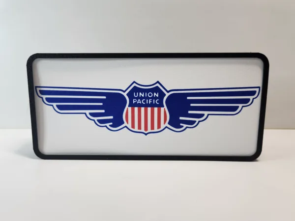 Union Pacific Rail lines Light Box