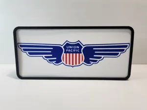 Union Pacific Rail lines Light Box