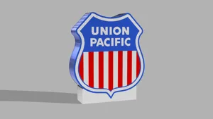 Union Pacific Logo - LED Lightbox
