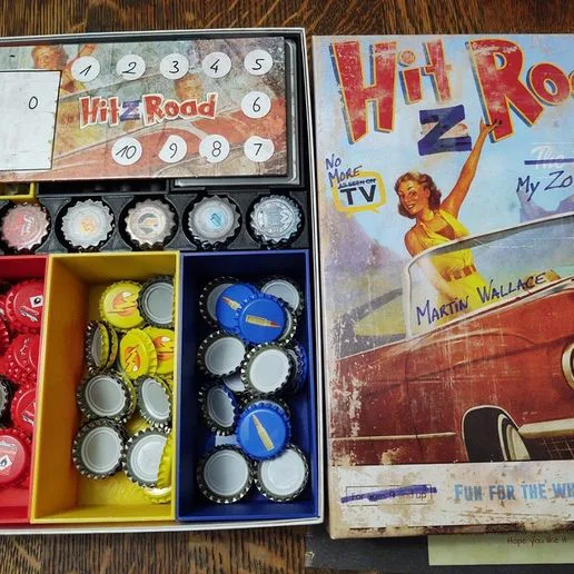 Hit Z Road game insert and organizer