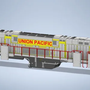 HO Scale Alco C855 B unit Union Pacific