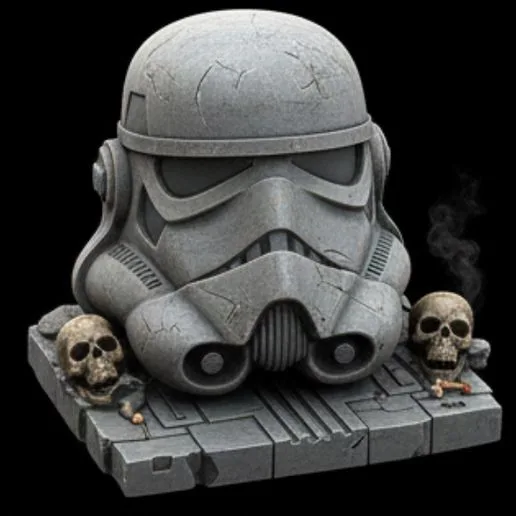 Star War The "Mind Your Head" Monument.