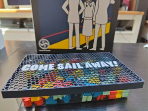 Meeple lid for Come Sail Away