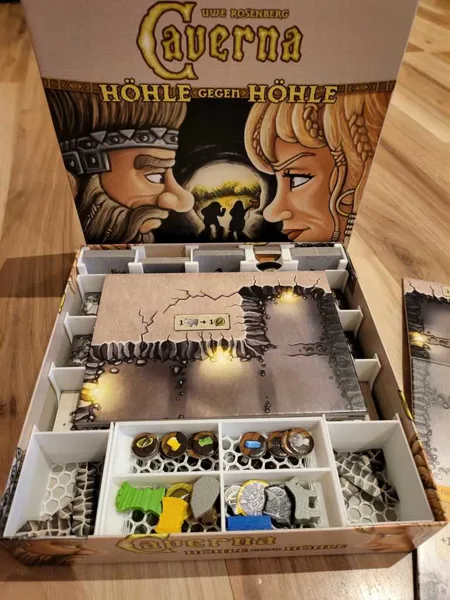 Caverna: Cave vs Cave insert (incl. expansion Era II)