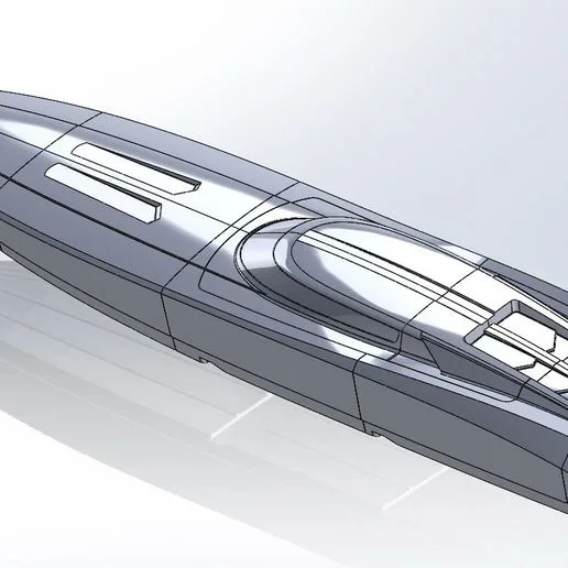 Adrenaline ZRX RC Boat hull 92cm
