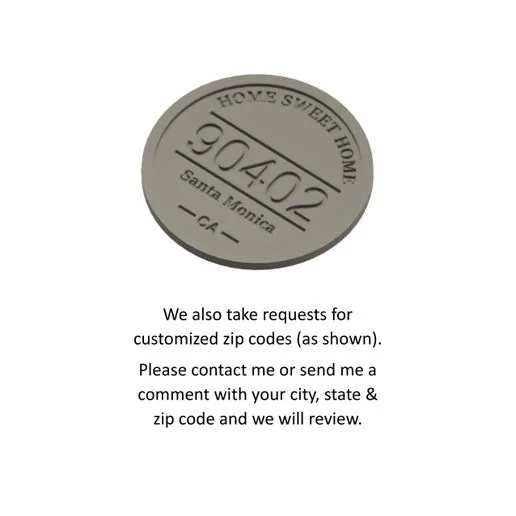 90402 Santa Monica CA Coaster w/Holder (holds 6)