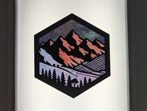 Lowlands Mountain-Range Stencils