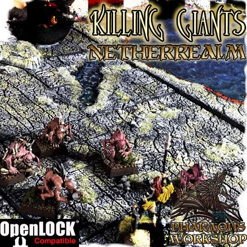 Sulphur Lowlands of the Netherrealm - OpenLOCK compatible Dungeon Crawl terrain