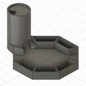 Dicetower with integrated  Tray and Storage (Concept)