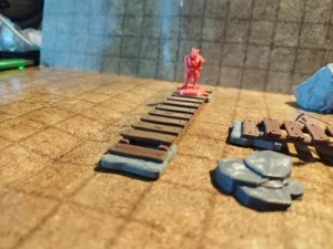 Wooden bridge - tabletop
