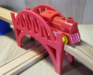 Iron Bridge wooden track Brio compatible