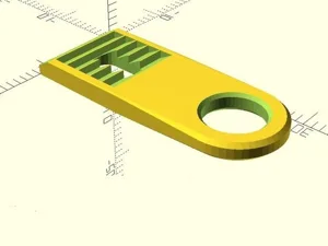 Canopy holder, customizable for MULTIPLEX models