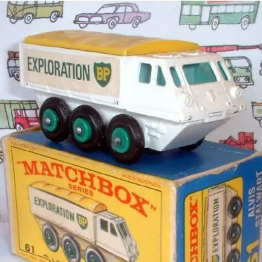 Lesney Matchbox 61B Alvis Stalwart Canopy