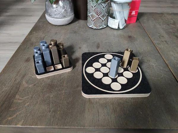 Wood Quarto Game (CNC Board)