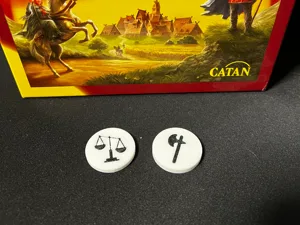 Rivals for Catan - Commerce + Hero Tokens