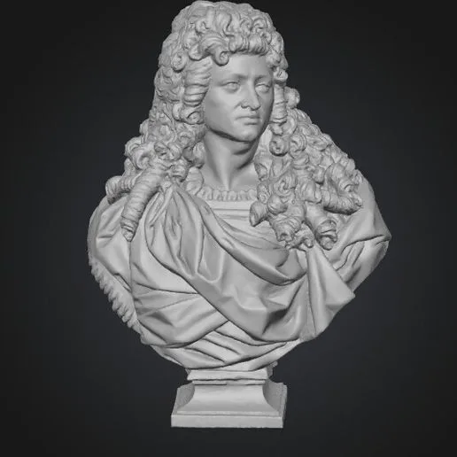 Bust of Louis XIV 100 mm