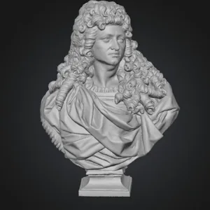 Bust of Louis XIV 100 mm