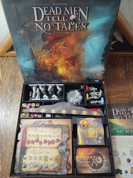 Dead Men Tell No Tales game & expansion insert - Renegade Games version