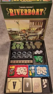 Riverboat Organizer Insert – Compatible with 3D Wells, Barns & Player Marker